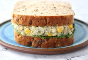 Chickpea Tuna Mayo Sandwich (Vegan)