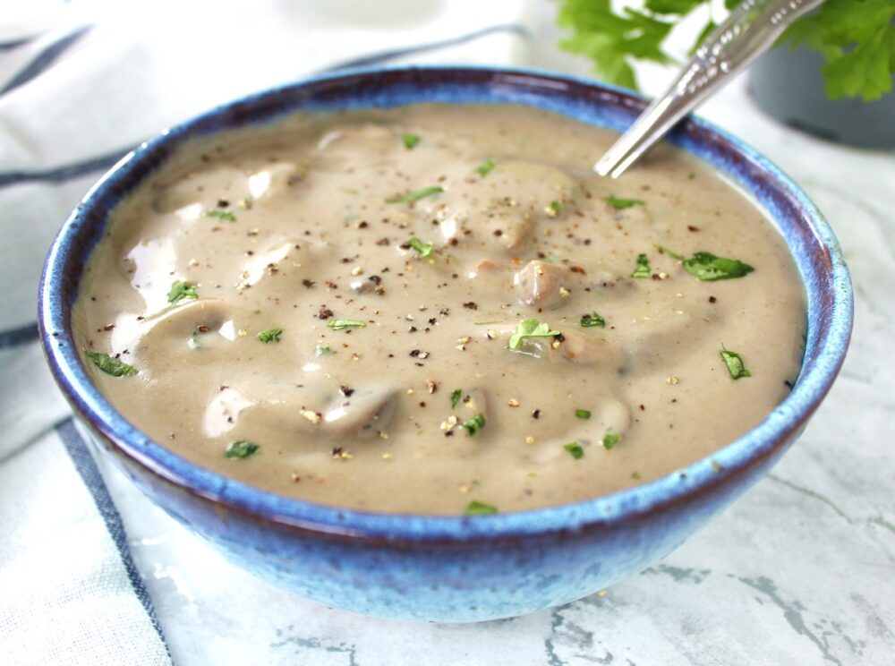 Cream of Mushroom Soup (Vegan | Dairy-Free)