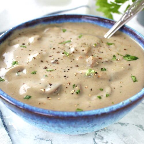 Cream of Mushroom Soup (Vegan | Dairy-Free)