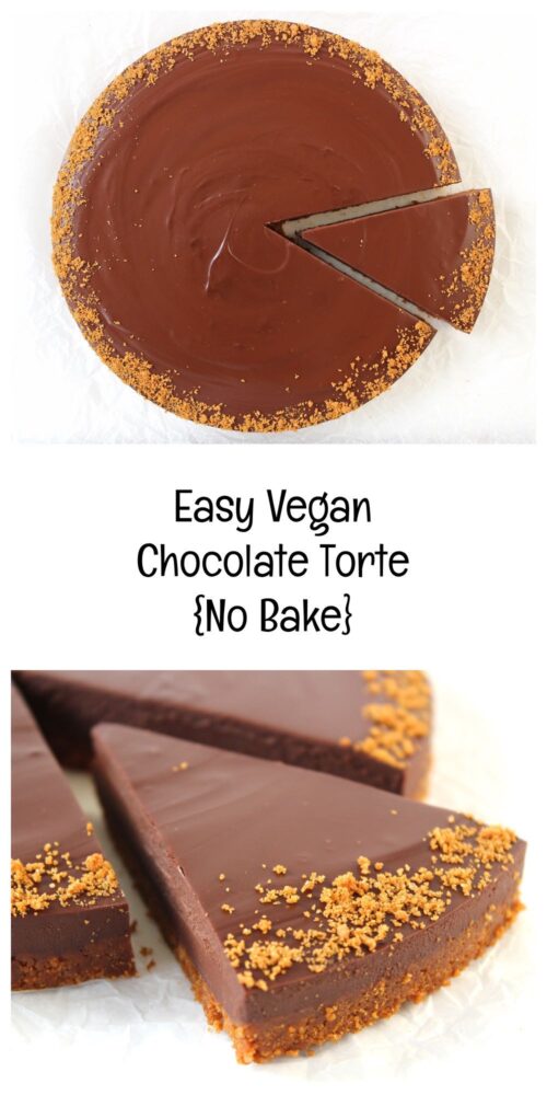 Easy Vegan Chocolate Torte