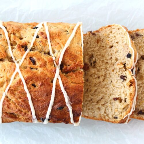 Hot Cross Bun Loaf
