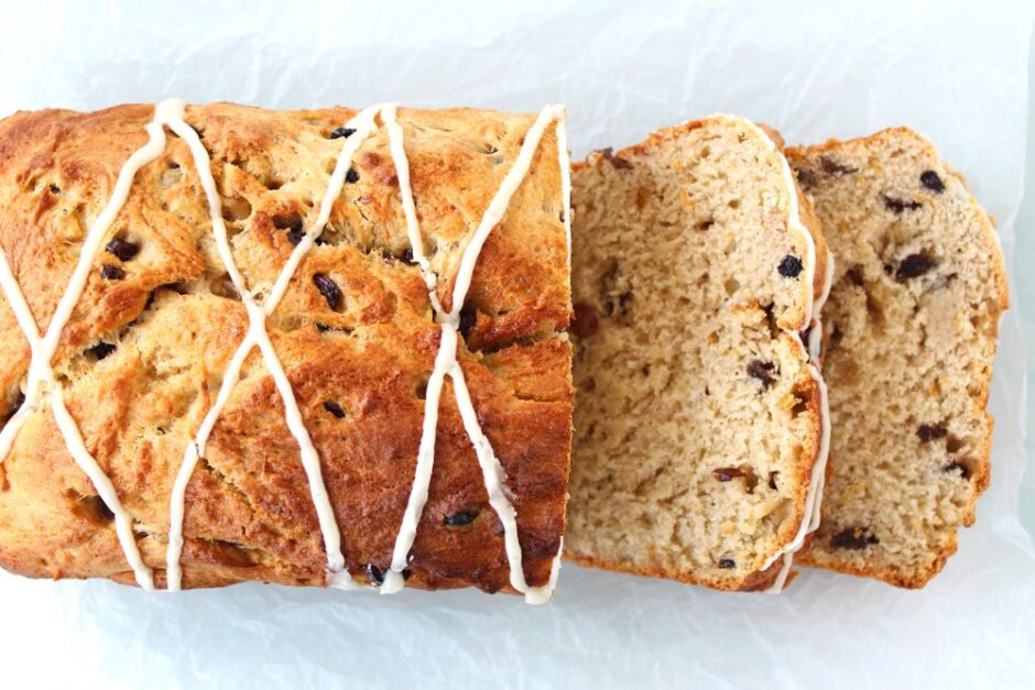 Hot Cross Bun Loaf