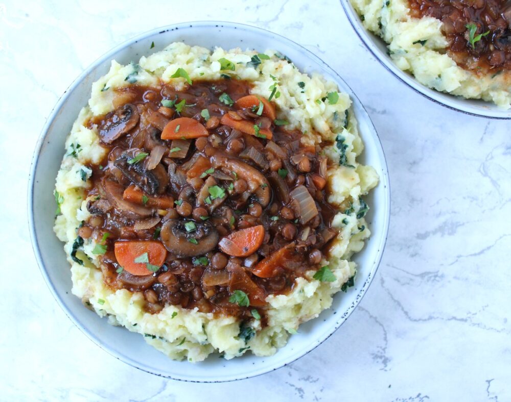 Mushroom Lentil Ragout 