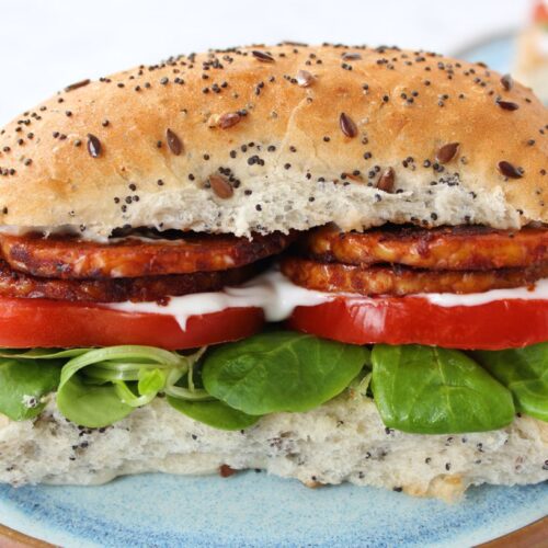 Smoky Tempeh TLT Sandwich