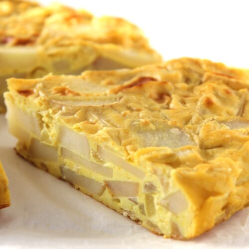 Vegan Spanish Potato Omelette - Tortilla de Patatas