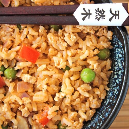 Chinese Egg-Fried Rice - Vegan Style