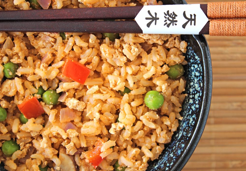 Chinese Egg-Fried Rice - Vegan Style