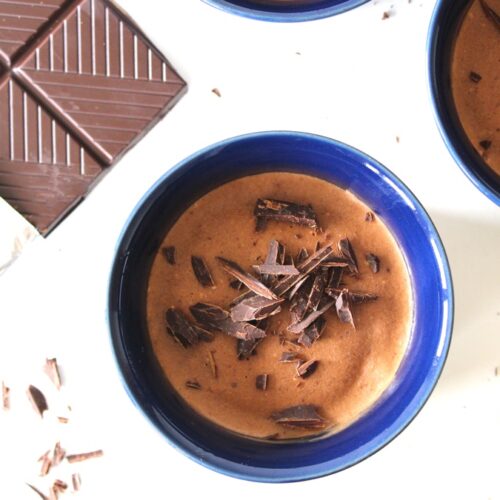 Chocolate Banana Ice Cream Cup (Vegan)