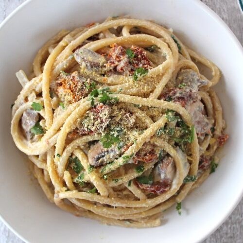 Creamy Vegan Carbonara