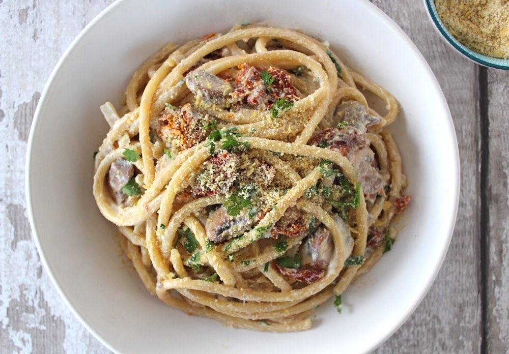 Creamy Vegan Carbonara
