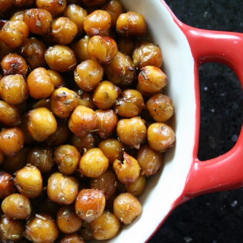 Maple Glazed Chickpeas