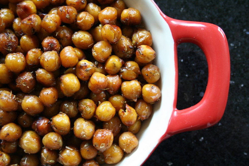 Maple Glazed Chickpeas