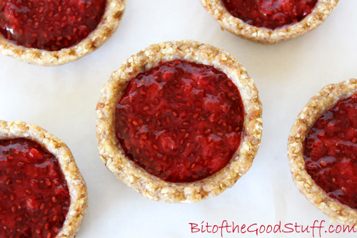 Vegan No Bake Strawberry Tarts