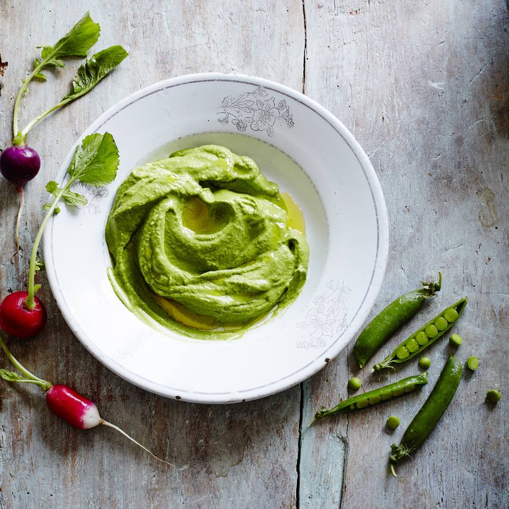 Pea Basil Hummus