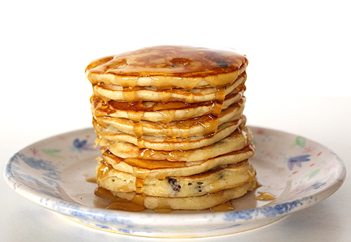 Vegan Sultana Banana Pancakes
