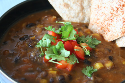Mexican Black Bean Soup (Vegan | Dairy-free | Easy One Pot)
