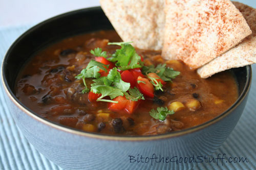 Mexican Black Bean Soup (Vegan | Dairy-free | Easy One Pot)