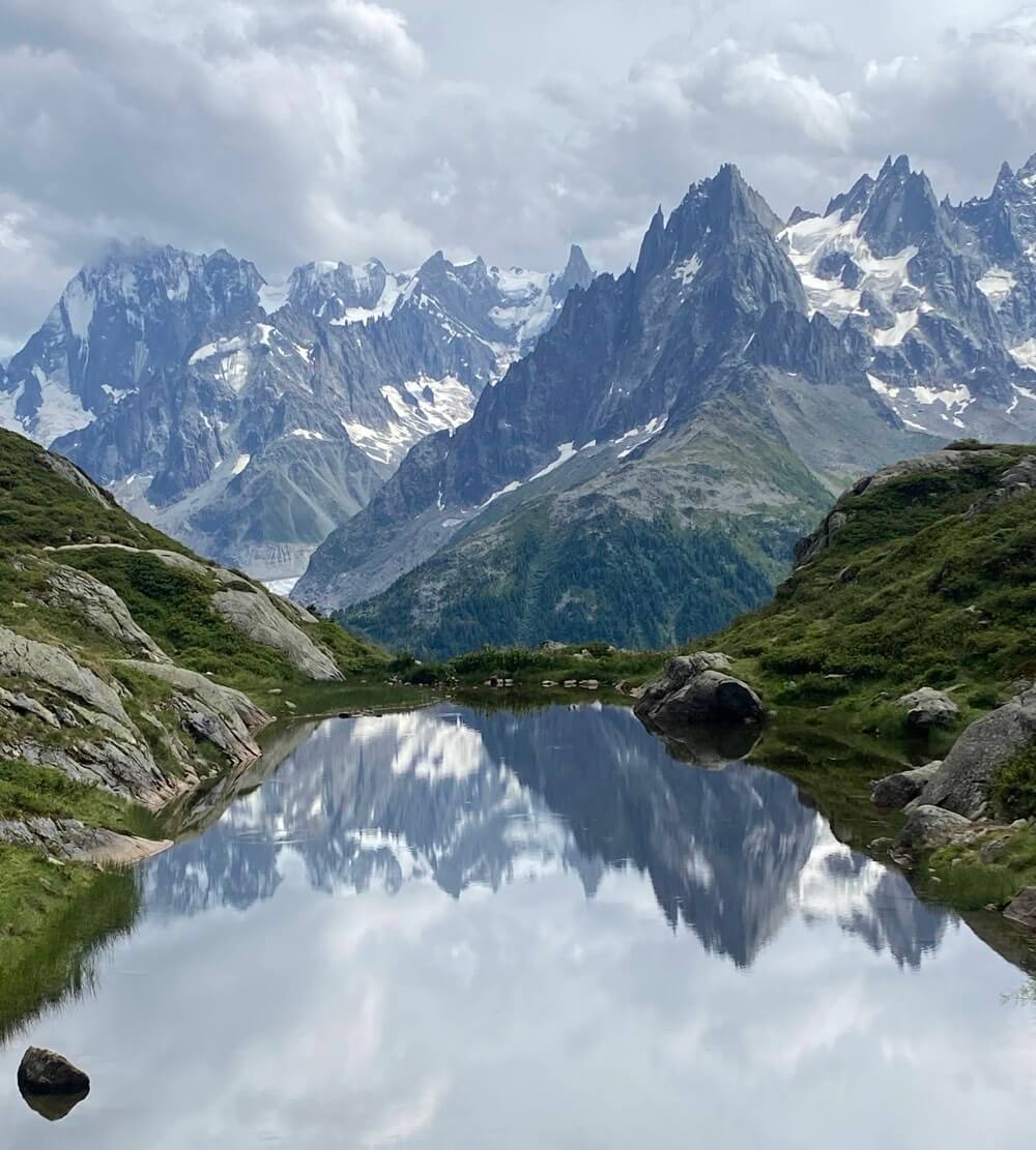 Stunning view of Lac de la Flégère