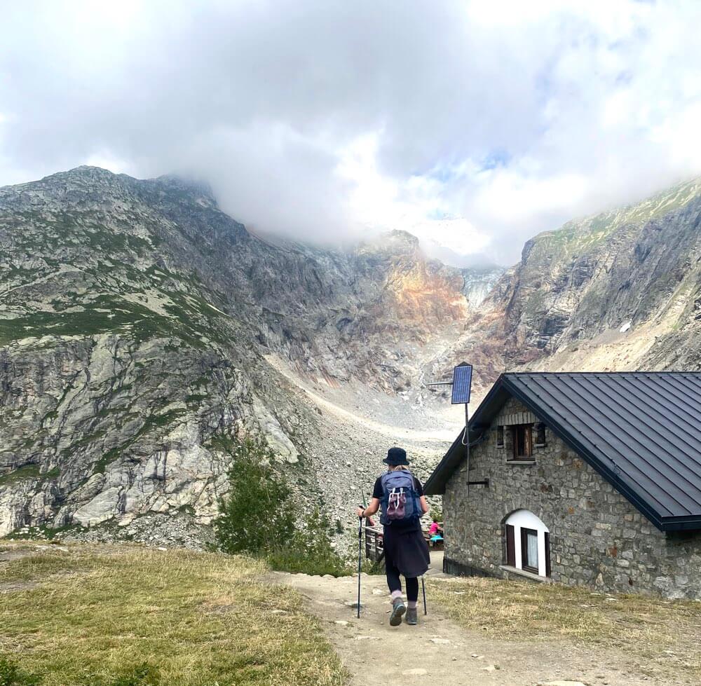Refuge Elena, Courmayeur, Aosta Valley, Italy