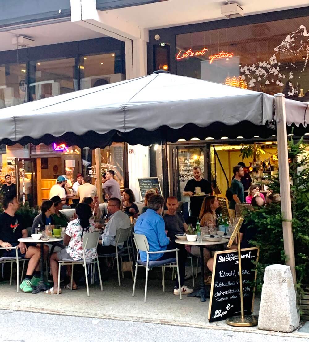 Sesame Cafe, Chamonix, France - great vegan dinner options!