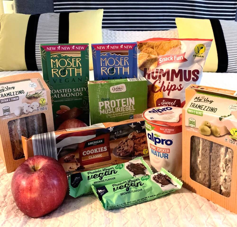 Our vegan food haul from ALDI in Martigny, Switzerland!