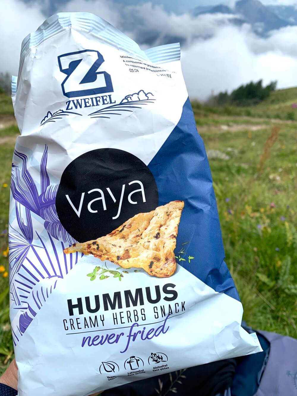 Vaya Hummus Chips from Edelweiss supermarket, Champex-Lac, Switzerland