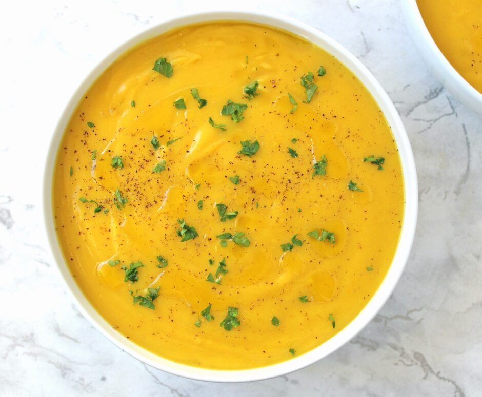 Lebanese lentil soup (Shorbat Adas), vegan and budget-friendly