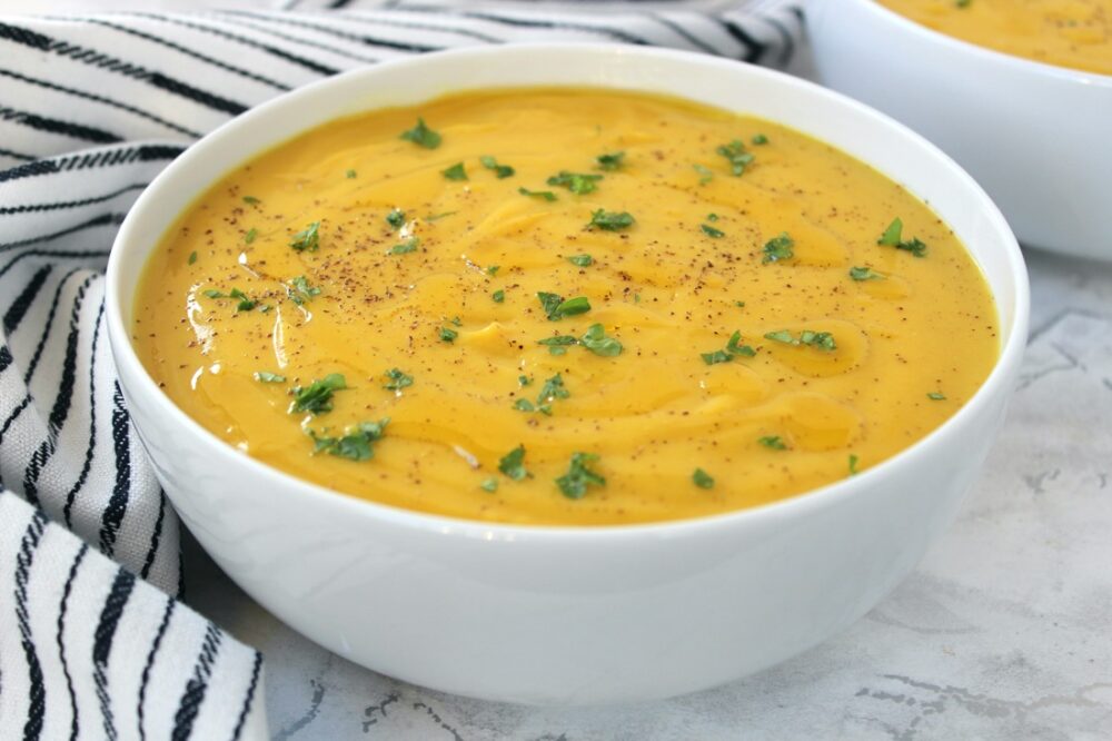 Lebanese lentil soup (Shorbat Adas), vegan and budget-friendly