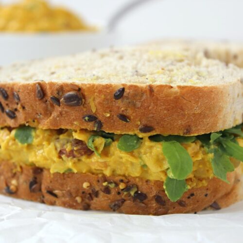 Coronation Chickpea Smash Sandwich