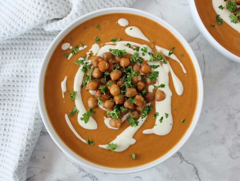 Moroccan Spiced Red Lentil Soup