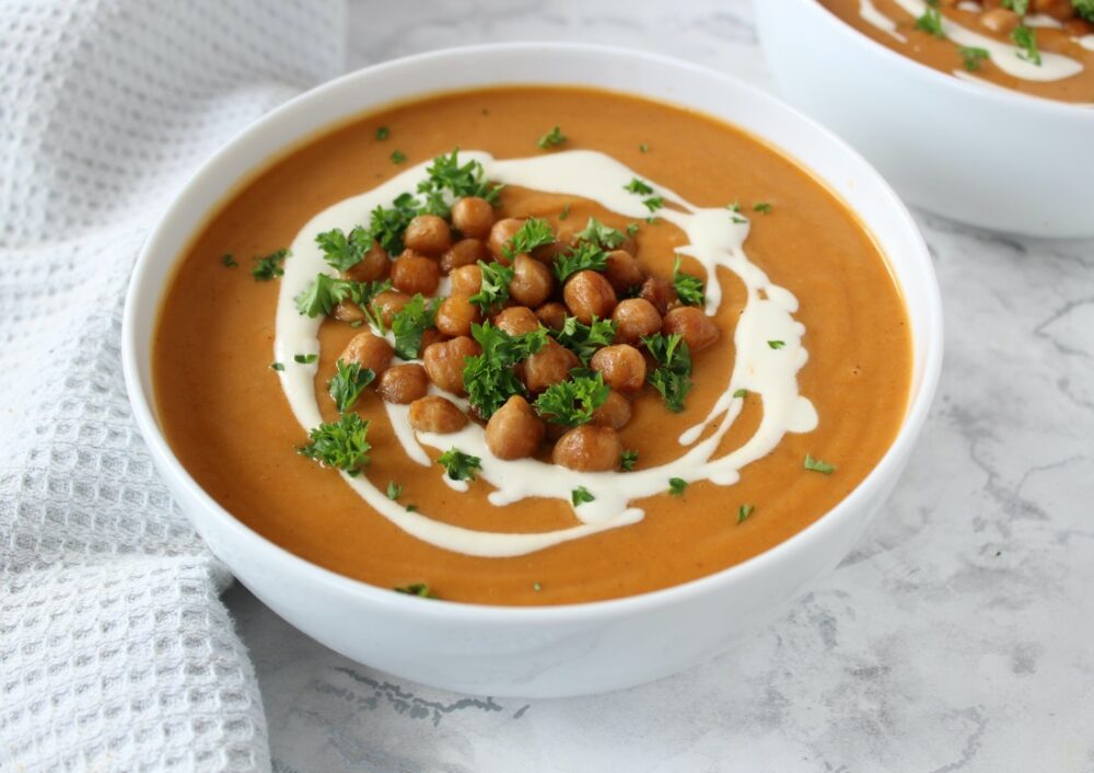 Moroccan Spiced Red Lentil Soup