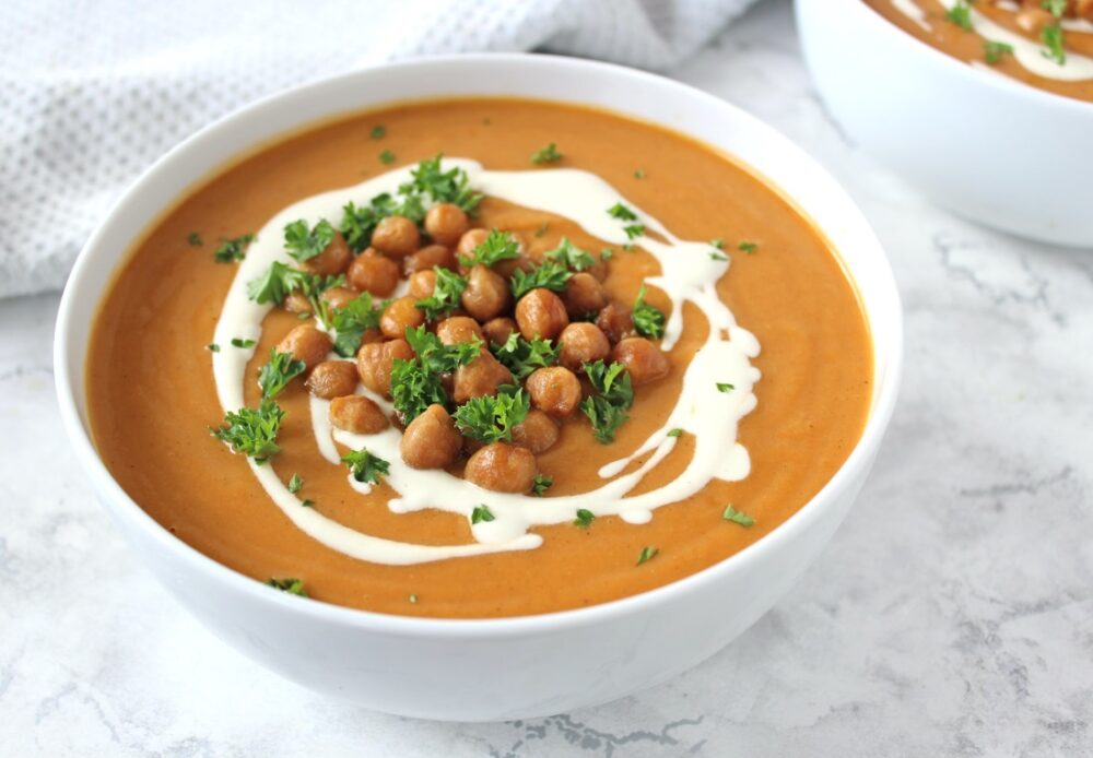 Moroccan Spiced Red Lentil Soup